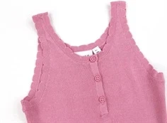 Name It cashmere rose knit strap top